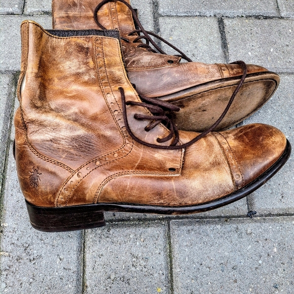 FLY LONDON Men's Walter Lace Up Boot Brown Size 42  ( 9 US )  FLY LONDON - Picture 2 of 5